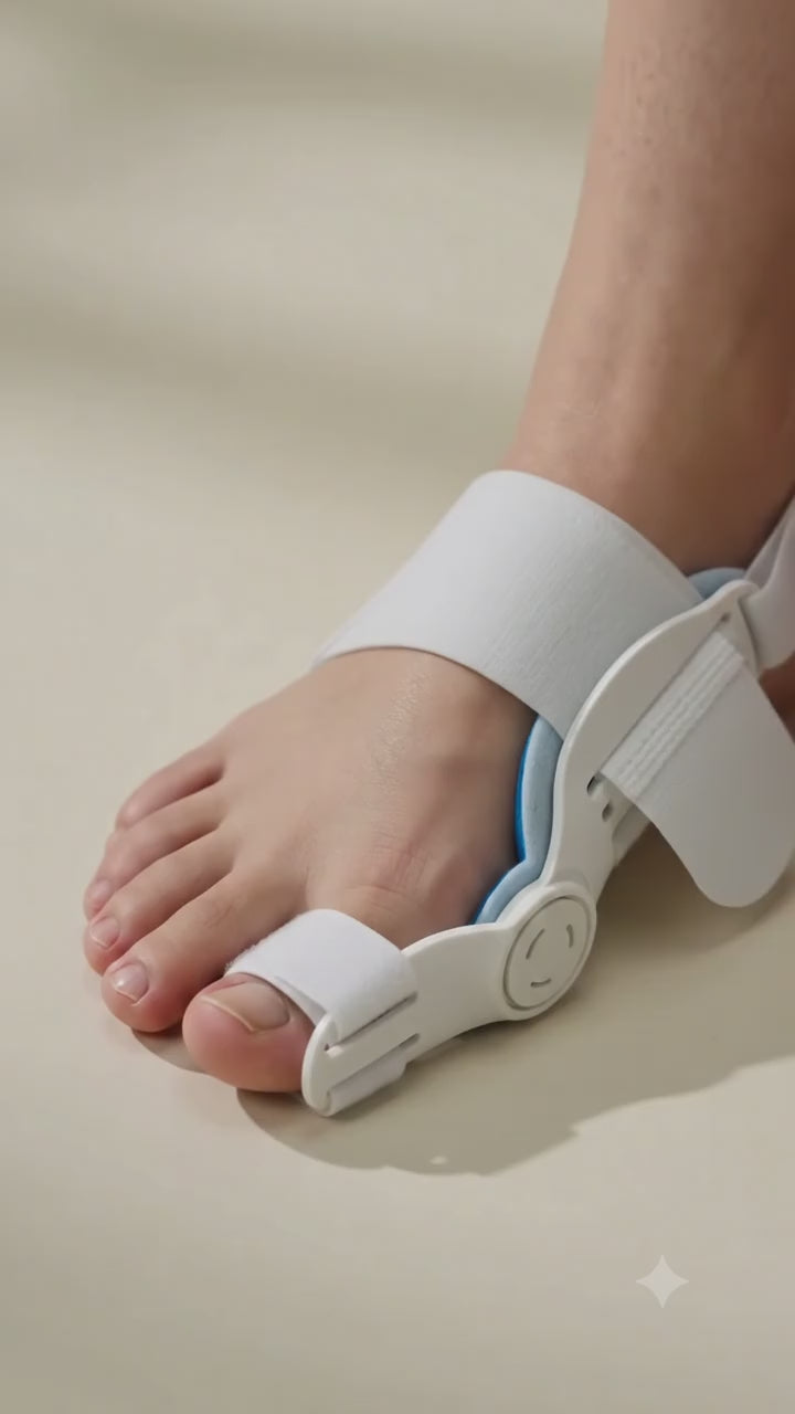 Correcteur d'Oignon et Séparateur d'Orteils – Attelle Orthopédique de Nuit